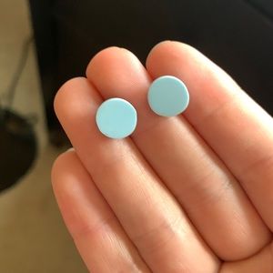 Home made clay earrings